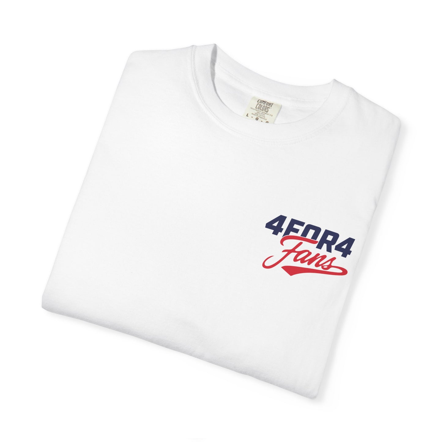 T-Shirt — '4FOUR Fans' Retro Script Chest Logo