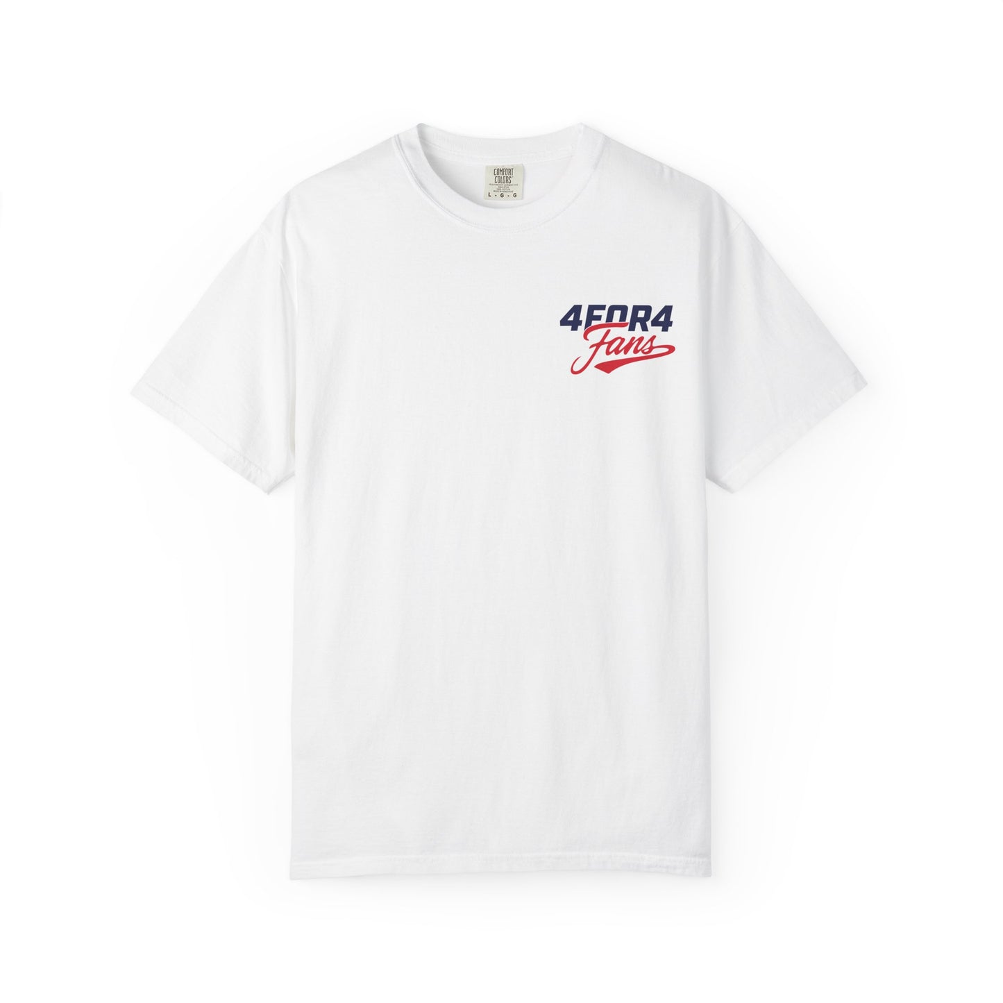 T-Shirt — '4FOUR Fans' Retro Script Chest Logo